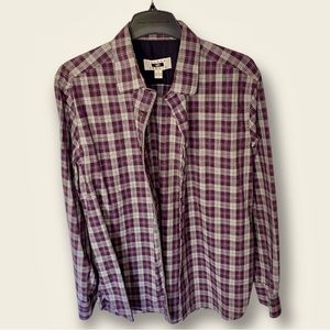 Joseph Abbound | Mens Plaid Button-Down Casual/Dress Shirt.